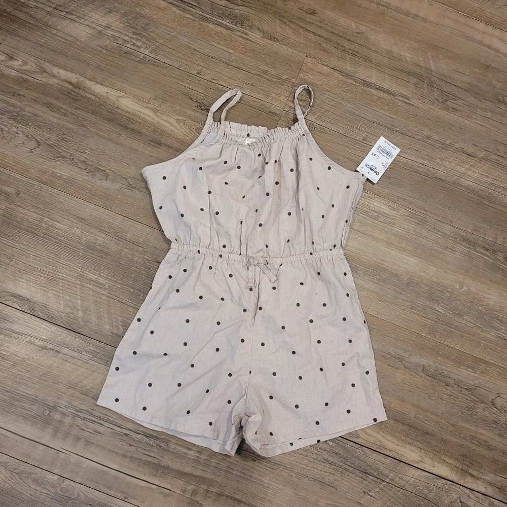 NWT Oshkosh B'gosh Kids Polkadot Romper Size 6